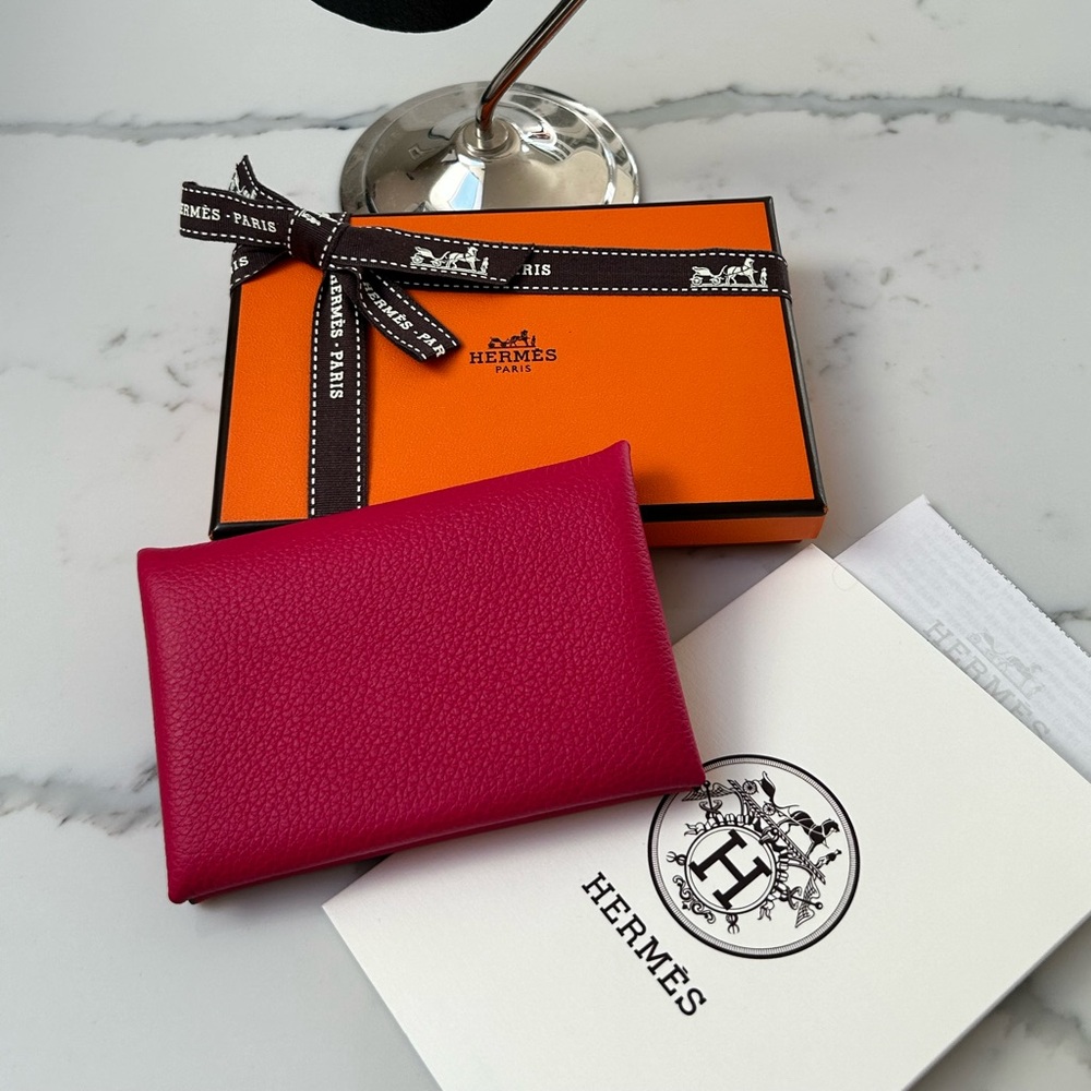 Hermes Calvi Card Holder - brand new